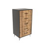 Hanah Home Cómoda Planet Antracita y Roble